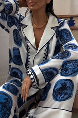 2-Delige Set in Bluemagic Kleur – Luchtig en Comfortabel voor Lente en Zomer, Ademend Materiaal 0