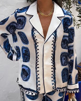 2-Delige Set in Bluemagic Kleur – Luchtig en Comfortabel voor Lente en Zomer, Ademend Materiaal 3