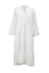Elegante Dames Jurk van Ademend Kant – Lichtgewicht Zomerjurk voor Casual en Formele Gelegenheden 8