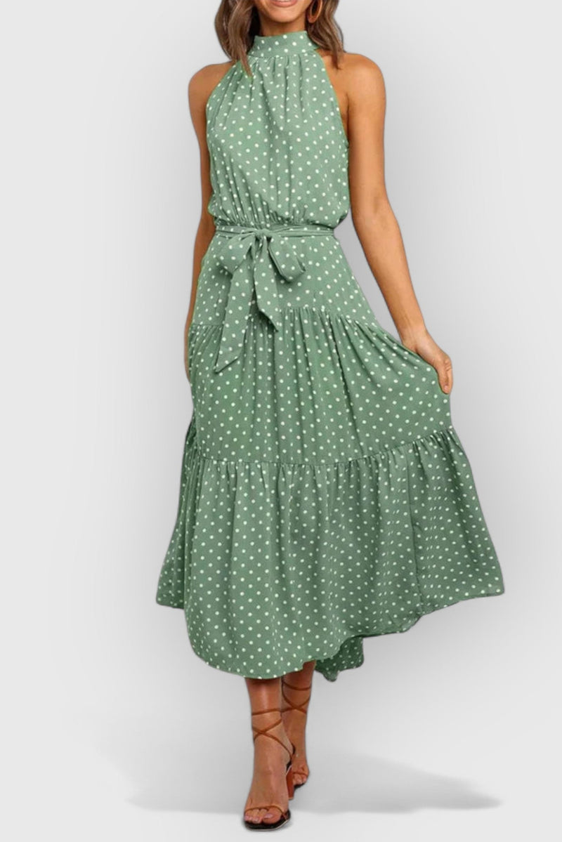 Mouwloze Maxi Jurk Dames – Elegante Lange Jurk voor Elke Gelegenheid in Vloeiende Pasvorm en Ademend Materiaal 0