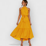 Mouwloze Maxi Jurk Dames – Elegante Lange Jurk voor Elke Gelegenheid in Vloeiende Pasvorm en Ademend Materiaal 1