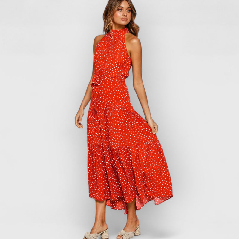 Mouwloze Maxi Jurk Dames – Elegante Lange Jurk voor Elke Gelegenheid in Vloeiende Pasvorm en Ademend Materiaal 8