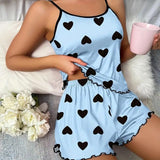 Ice Silk Pyjama Set for Women