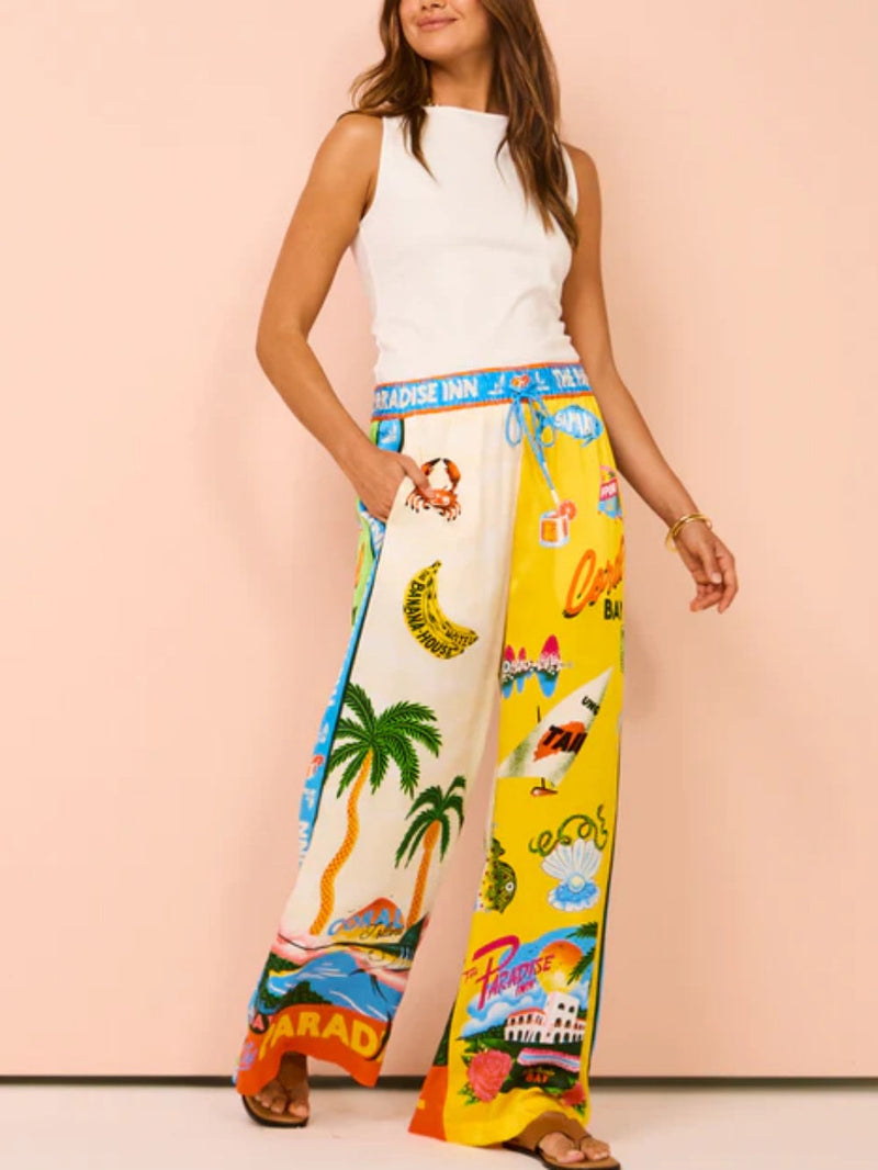 Zomerbroek Dames met Uniek Design in Vrolijke Kleuren – Casual en Comfortabel voor Zonnige Dagen 3